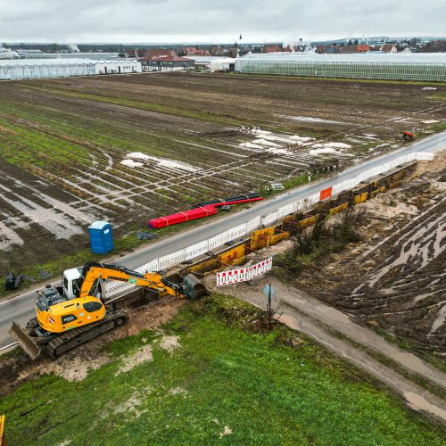 Das Baulos 4 ist Bestandteil der Sanierungsmaßnahme „Nürnberg-Stadtgebiet, Erneuerung 110 kV-System SK143“ und verläuft entlang der Bamberger Straße. 
Foto: Ernst und Ludwig Langguth